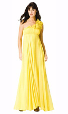 Adrianna Papell 071834270 Yellow Dress